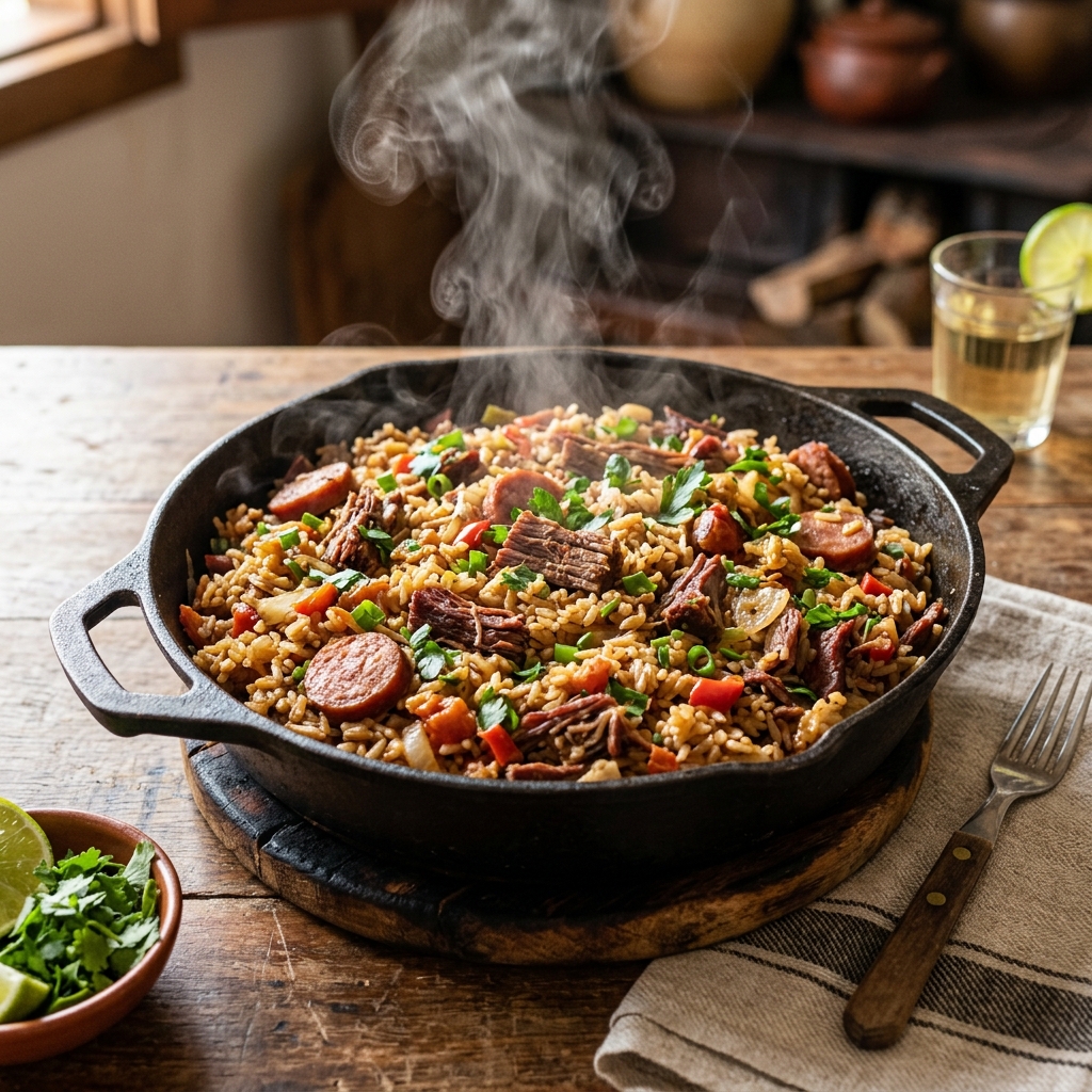 Arroz Carreteiro GaĂșcho: A Receita Rustica do Mestre