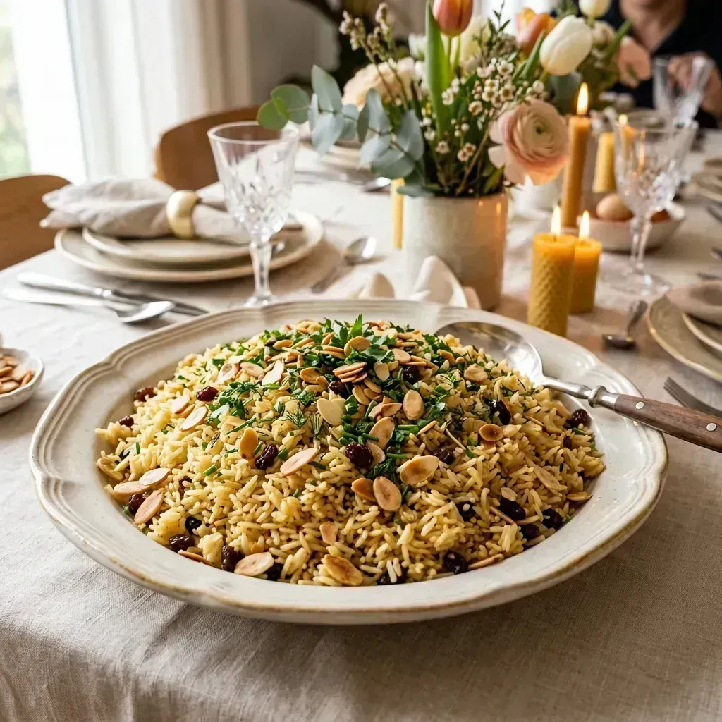 Arroz de PĂĄscoa Festivo: O Acompanhamento que Brilha