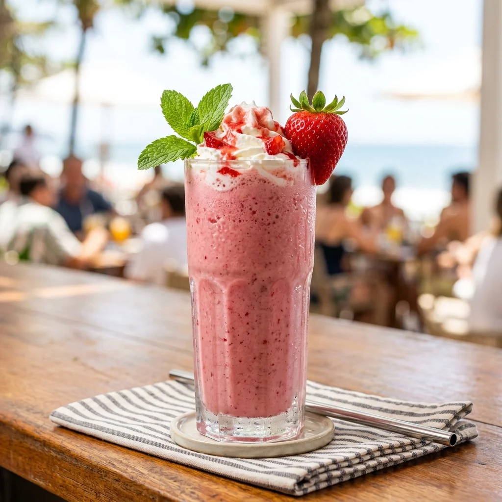 Batida de Morango com Leite Condensado: A Drink Cremosa e Irresistível