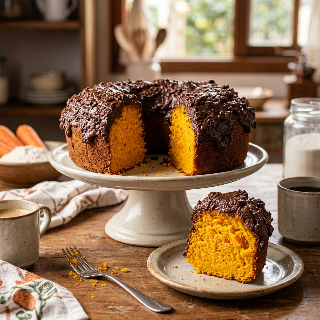 Bolo de Cenoura de Liquidificador: Festa de Aniversário
