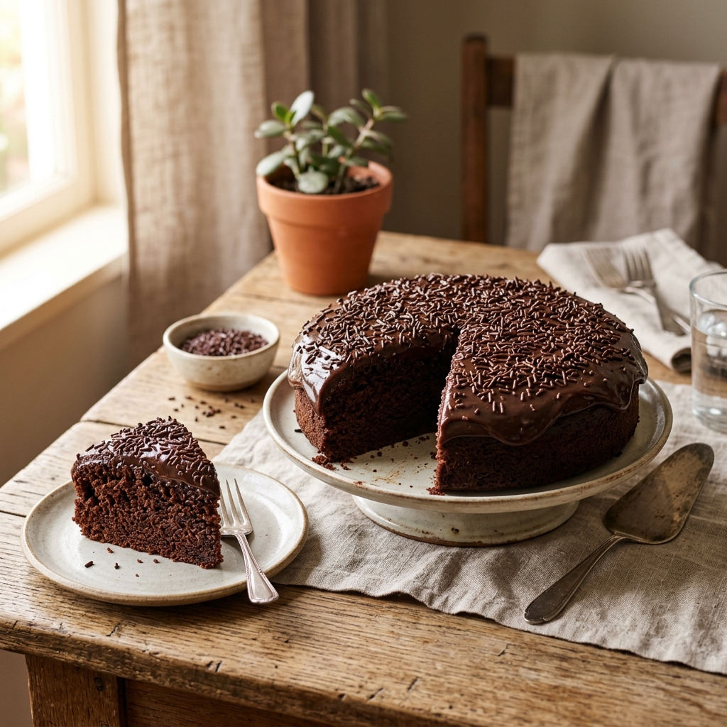 Bolo de Chocolate Nescau Econômico: Perfeito para Aniversário
