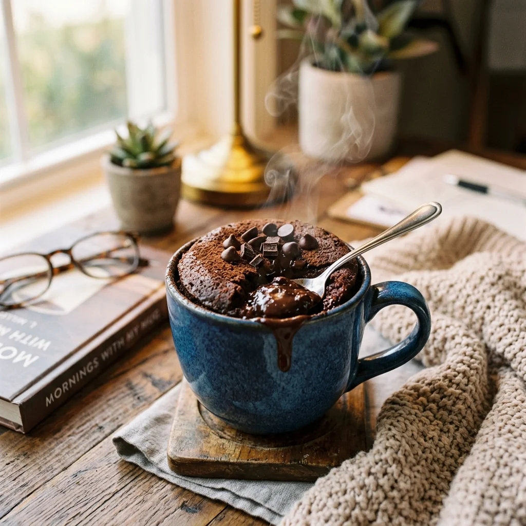 Bolo de Caneca Vegano: A Sobremesa de 3 Minutos que Mata sua Fome de Doce
