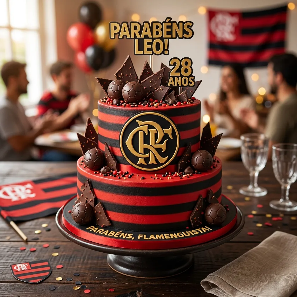 Bolo do Flamengo Masculino Simples: Receita Prática e Barata
