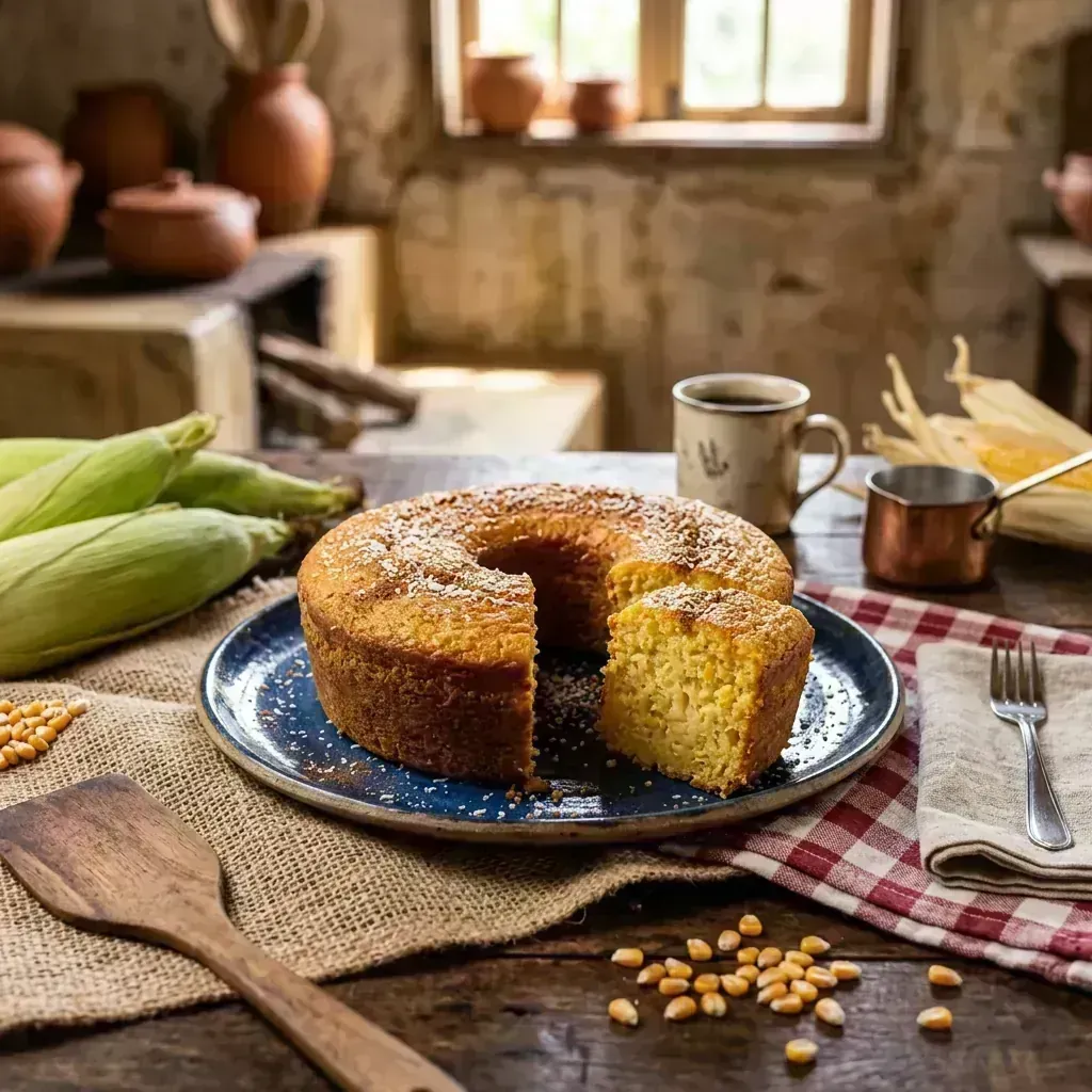Bolo de Milho Cremoso: O Segredo do Recheio de Pudim