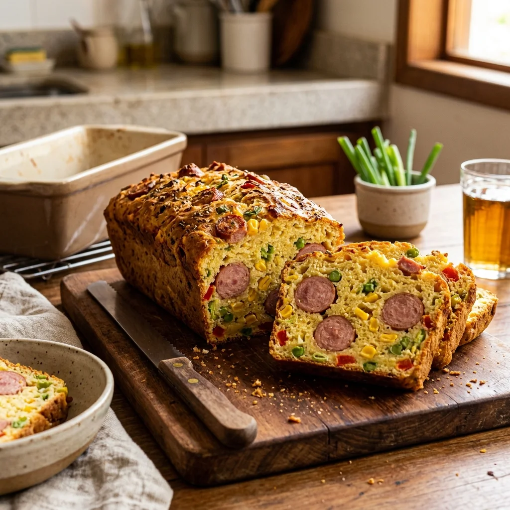 Bolo de Salsicha de Liquidificador Prático