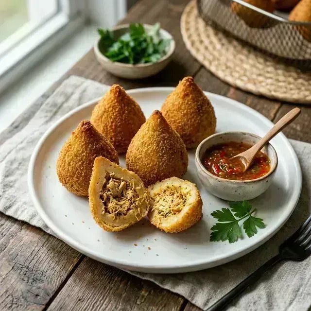 Coxinha na Air Fryer do Livro de Receitas