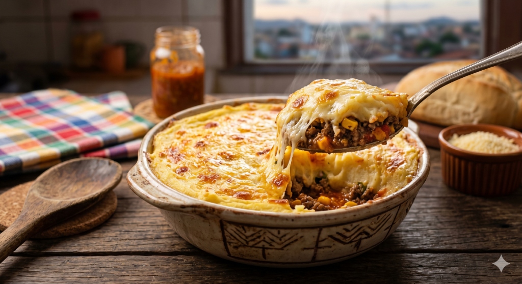 Como fazer escondidinho de carne moĂda cremoso