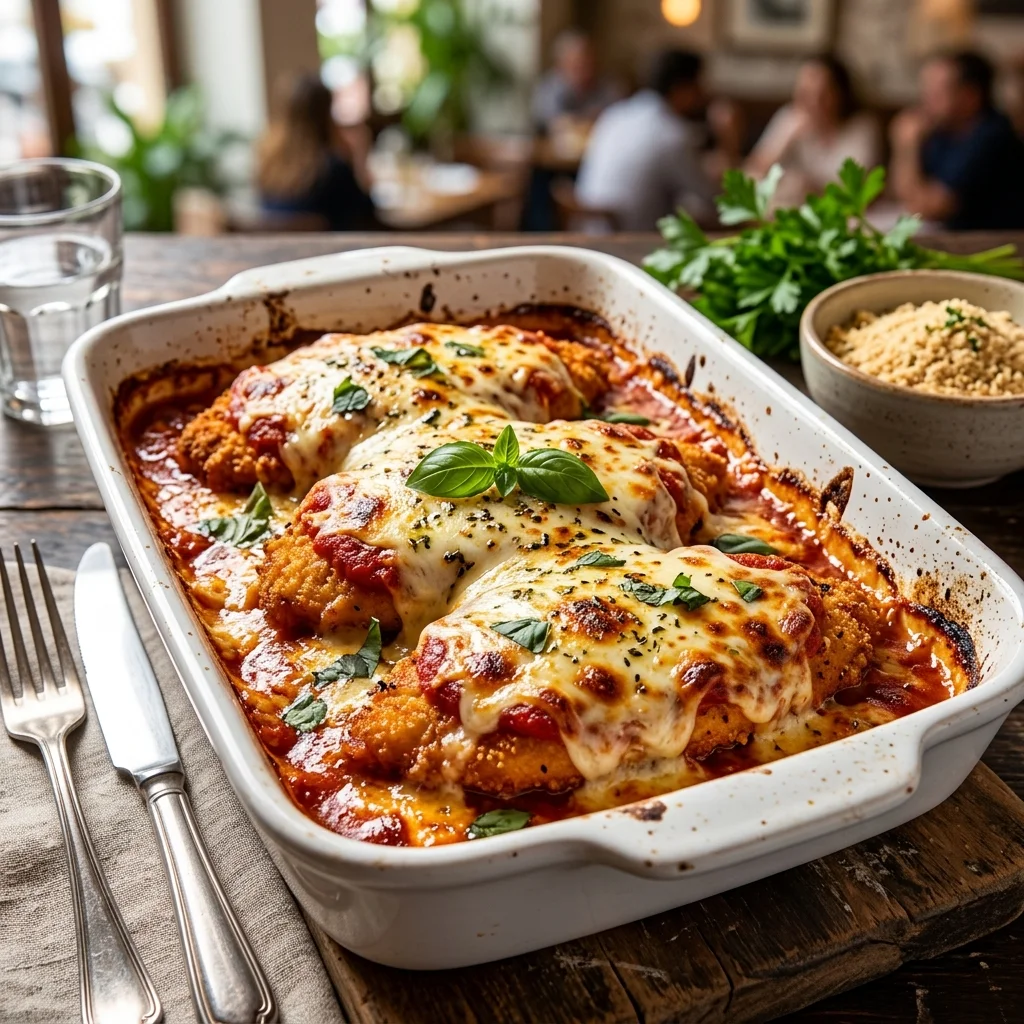 Filé de Frango à Parmegiana: Crocante e Suculento
