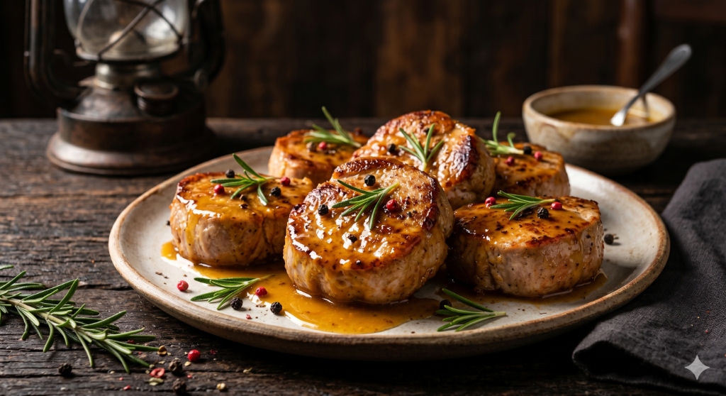 FilĂ© Mignon SuĂno com Mostarda e Mel: Sofisticação e Sabor
