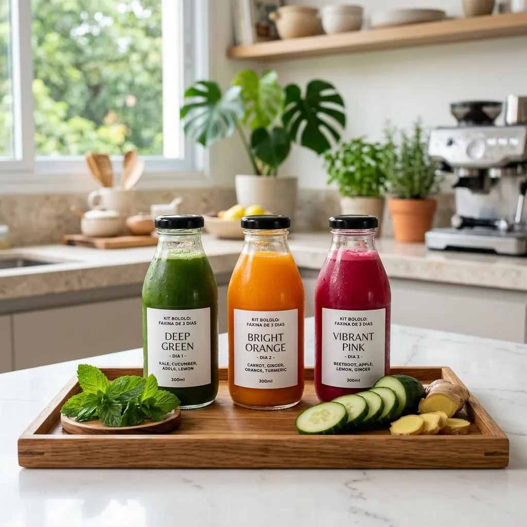 Kit Livro de Receitas: Faxina de 3 Dias (Detox Intenso)