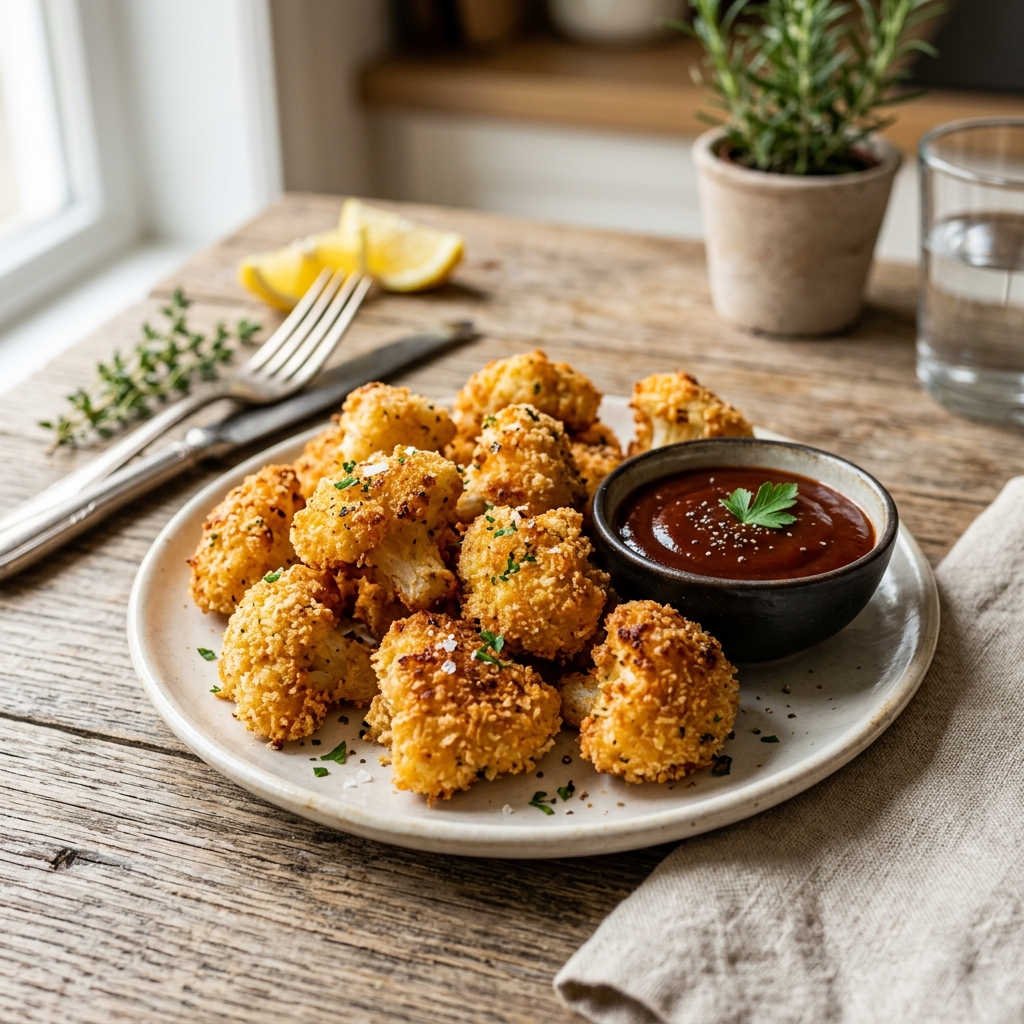 Nuggets de Couve-Flor do Livro de Receitas