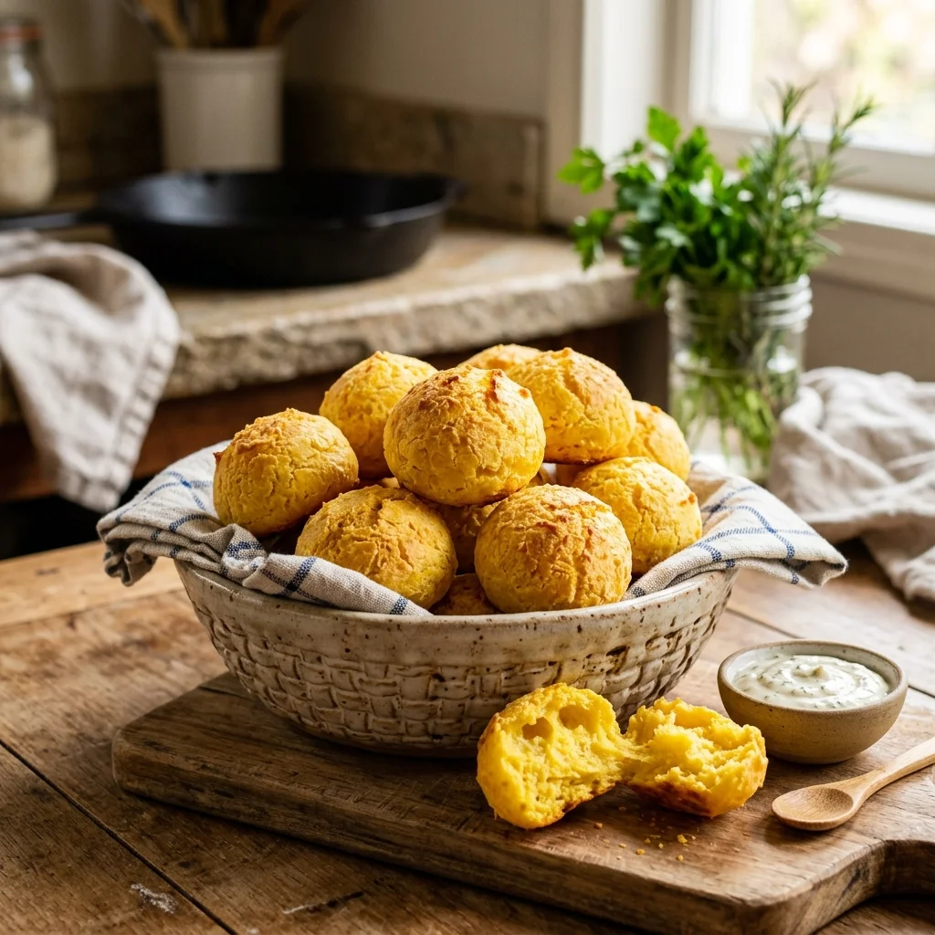 Pão de Beijo (pão de Queijo Vegano de Mandioquinha)