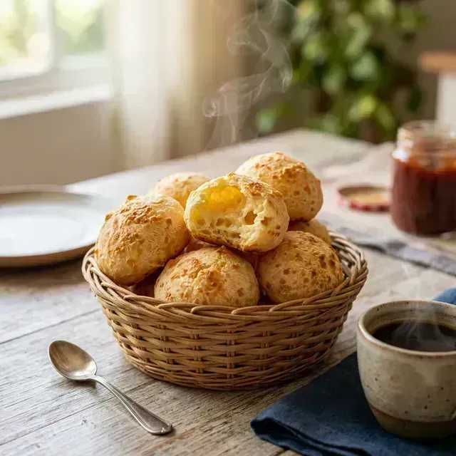 Pão de Queijo Mágico: Apenas 3 Ingredientes