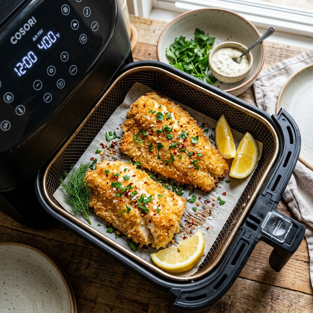 Como fazer peixe na airfryer sem grudar: 3 Segredos