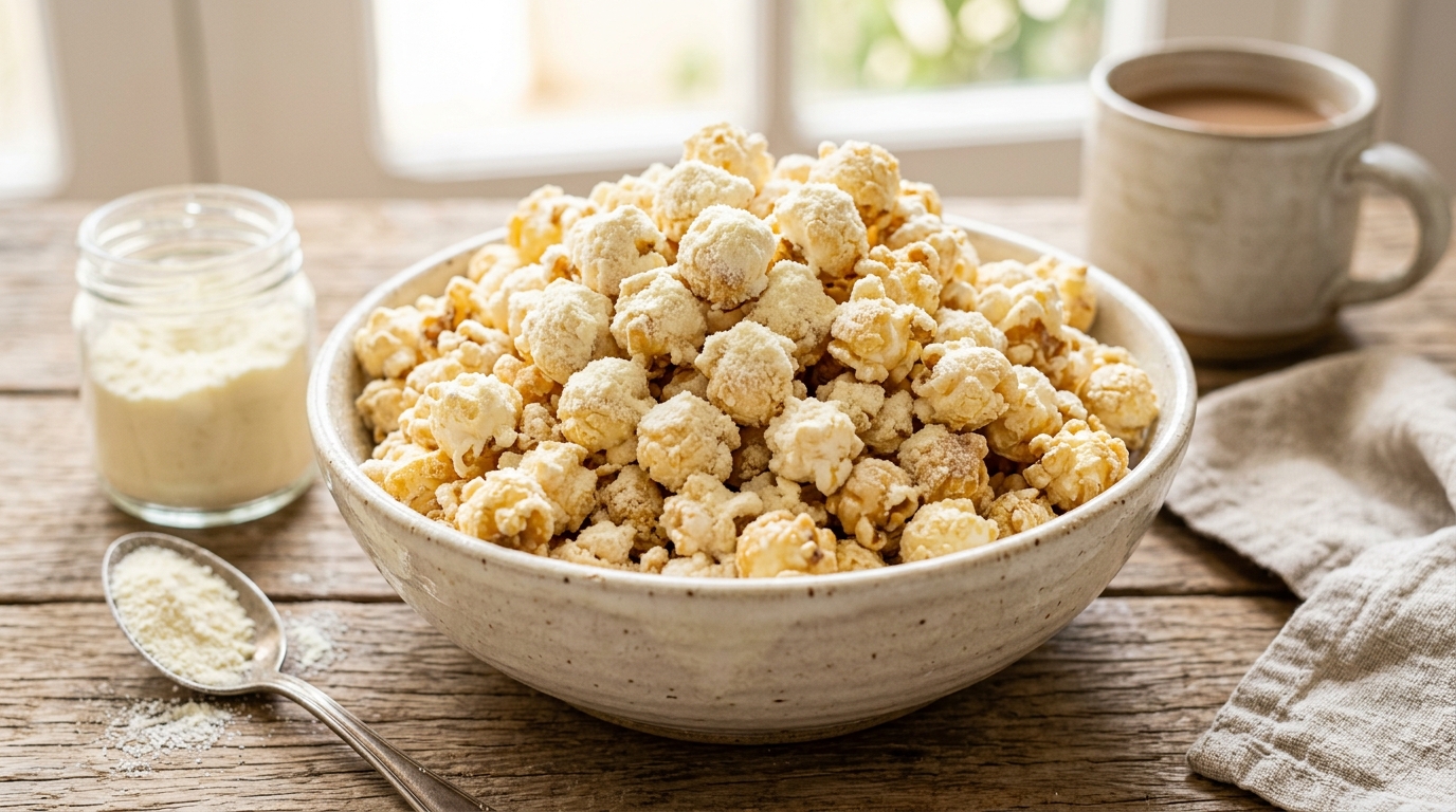 Pipoca Doce de Leite Ninho: A Melhor Gourmet e Crocante