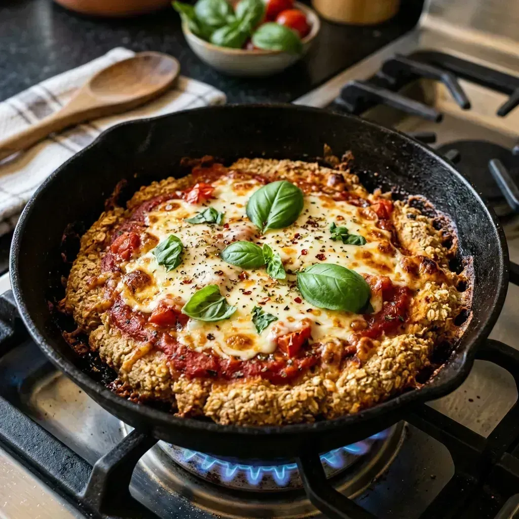 Pizza de Frigideira Fit: O Jantar Vapt-Vupt com Massa de Aveia