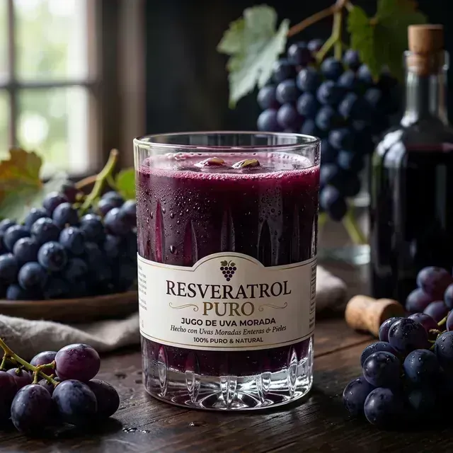 Resveratrol Puro: Uva Roxa Batida com Casca