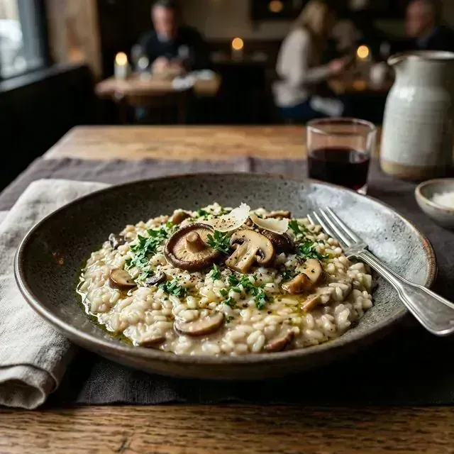 Risoto de Cogumelos: O ClĂĄssico do Jantar RomĂąntico