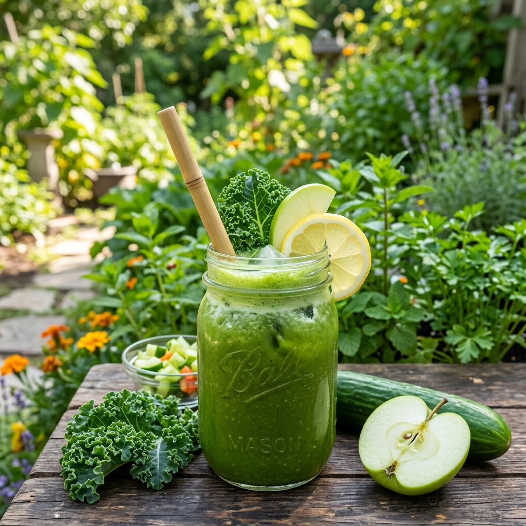 Suco Energético: Laranja, Chá Verde e Cenoura