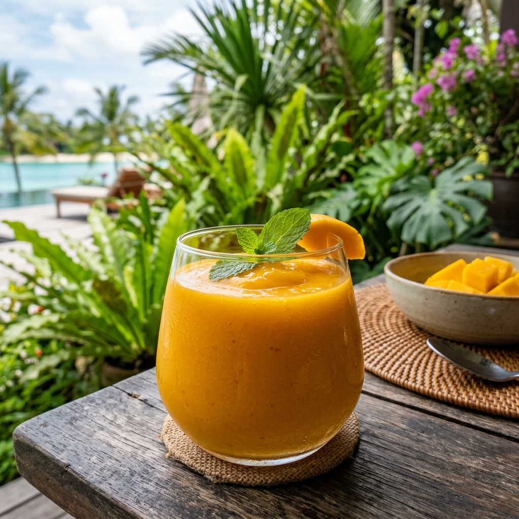 Suco de Manga Cremoso: Ouro em Copo
