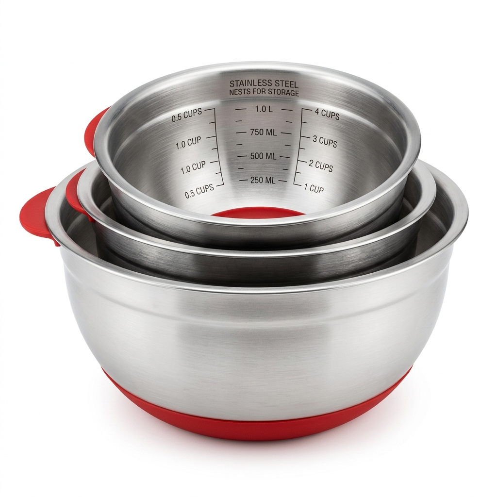 Conjunto de Tigelas / Bowls de Inox